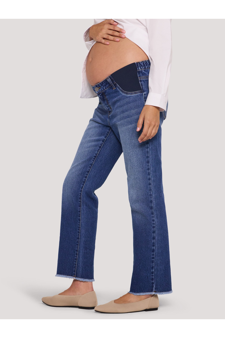 Under the Belly Slim Straight Leg Jeans, Alternate, color, Medium Wash