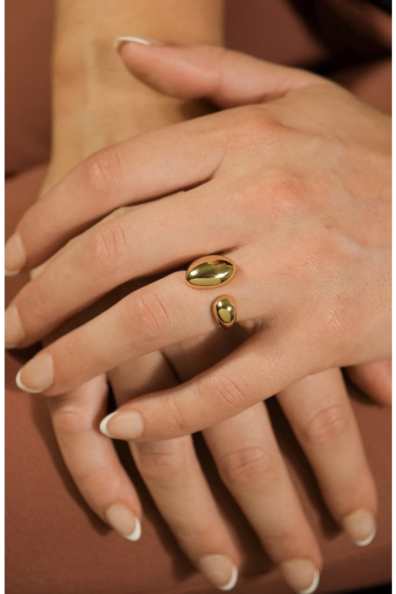 Gina Open Ring, Alternate, color, GOLD