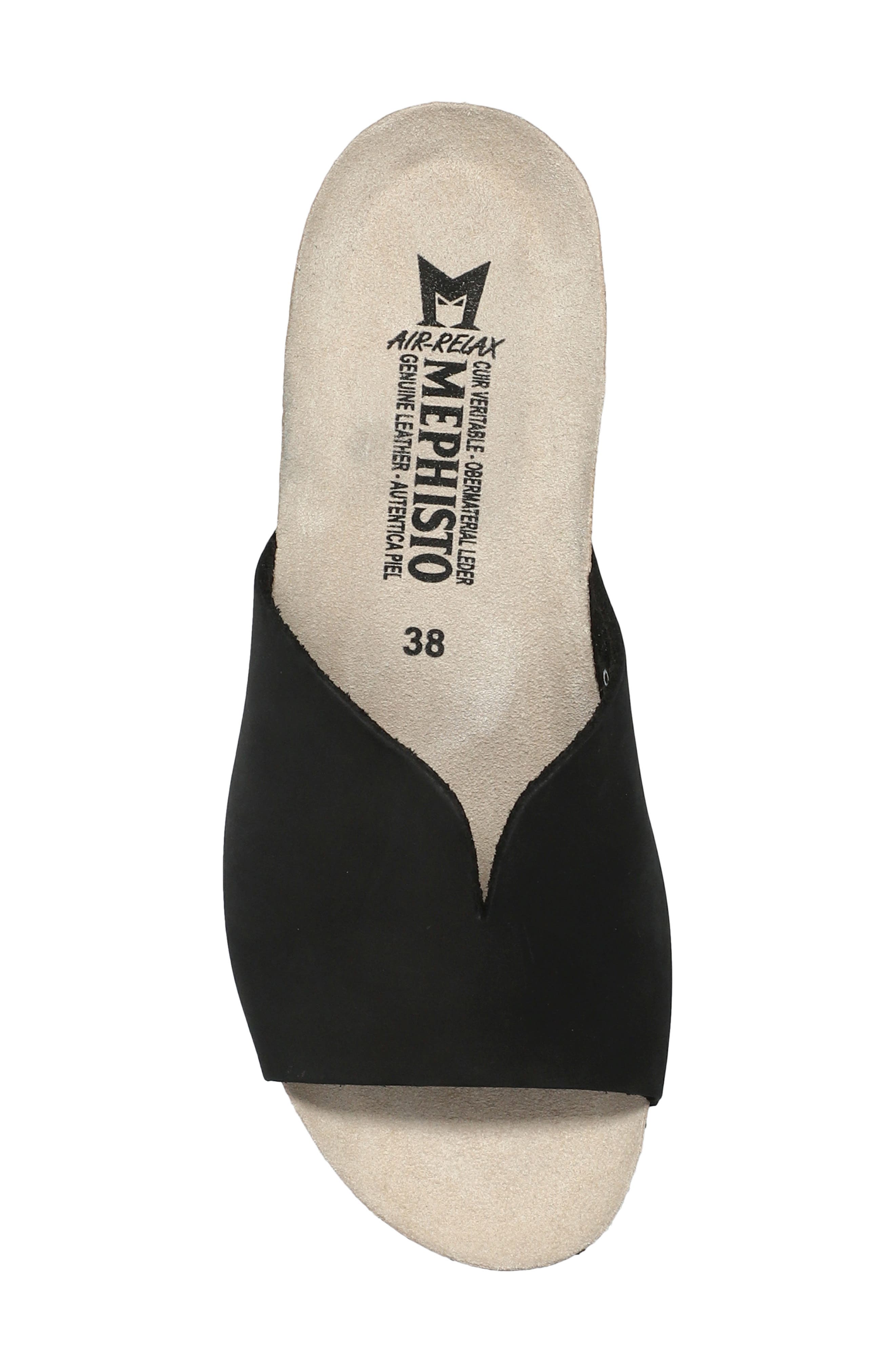 Mephisto Lisane Wedge Slide Sandal, Alternate, color, 