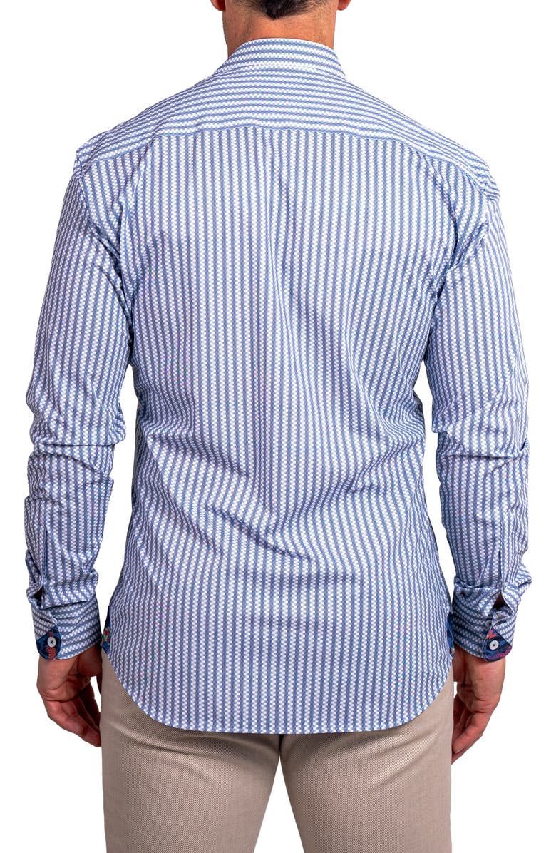 Maceoo Einstein Stretch Ascension Contemporary Fit Button-Up Shirt, Alternate, color, White