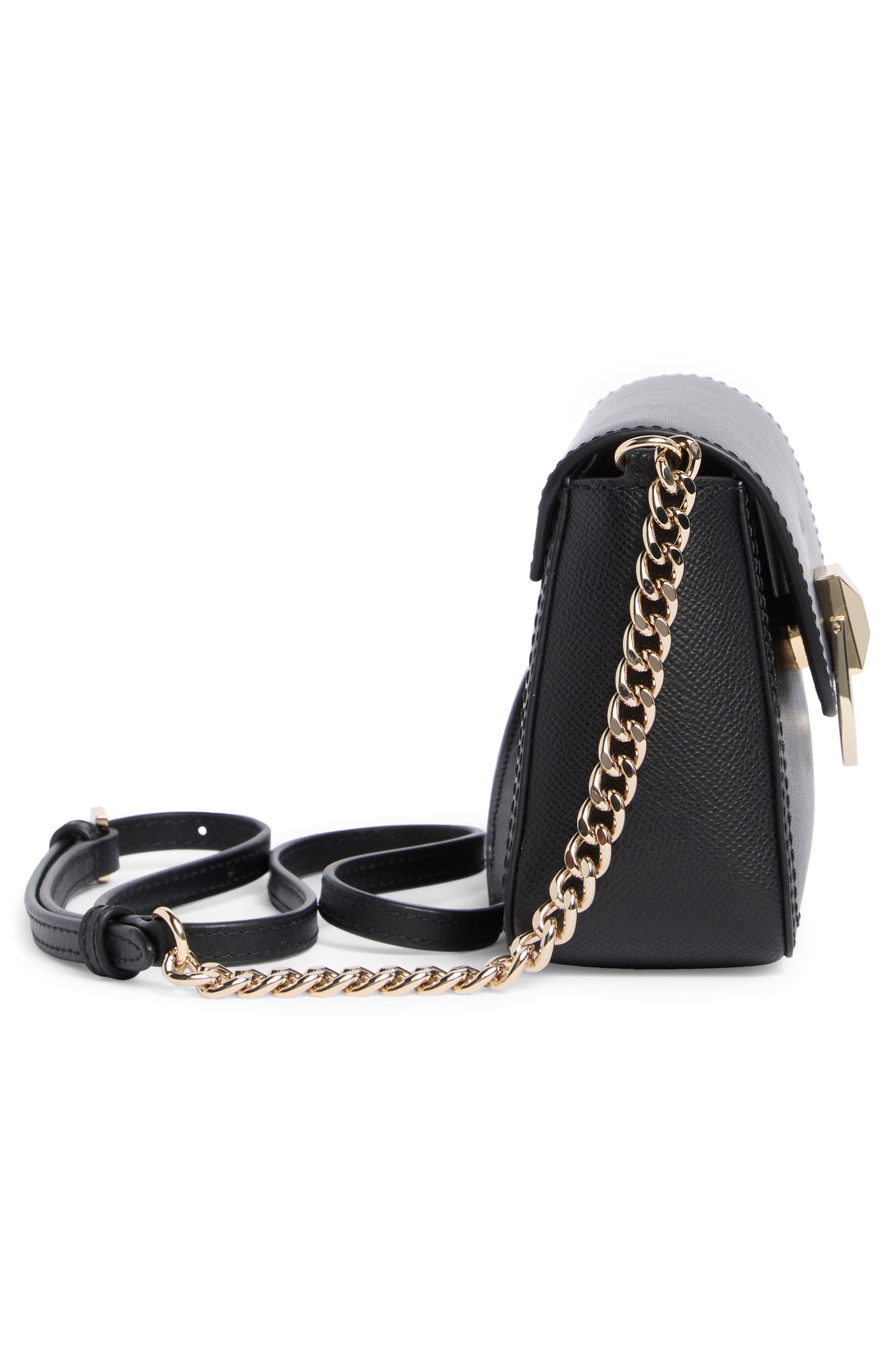 Furla Circe Mini Crossbody Bag, Alternate, color, Nero