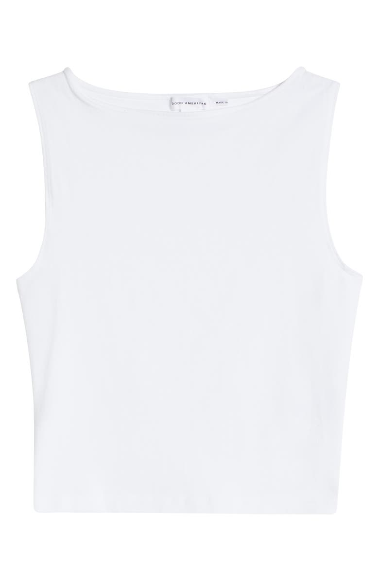 Good American Super Stretch Tank Top, Alternate, color, White001