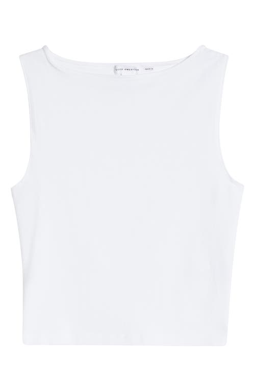 GOOD AMERICAN GOOD AMERICAN SUPER STRETCH TANK TOP