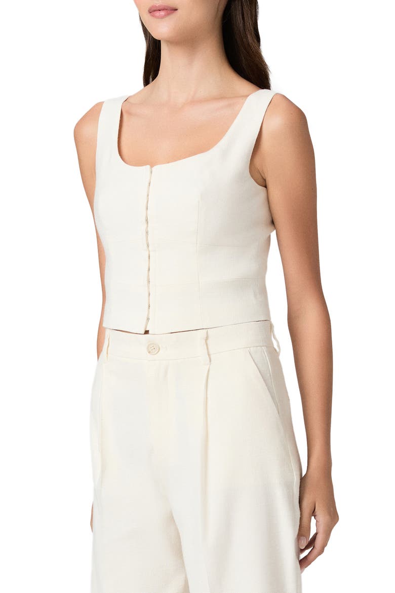 Carra Corset Top, Alternate, color, BONE