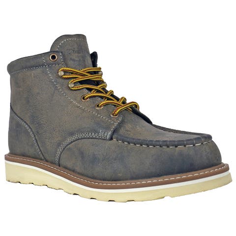 Mustang 6 Inch Soft Toe Work Boot Grey
