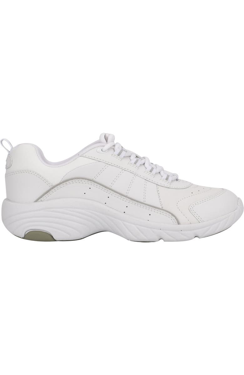Easy Spirit Punter Sneaker, Alternate, color, White Leather