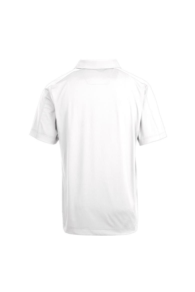 Men's Cutter & Buck White UCF Knights Team Logo Big & Tall Prospect Textured Stretch Polo, Alternate, color, White