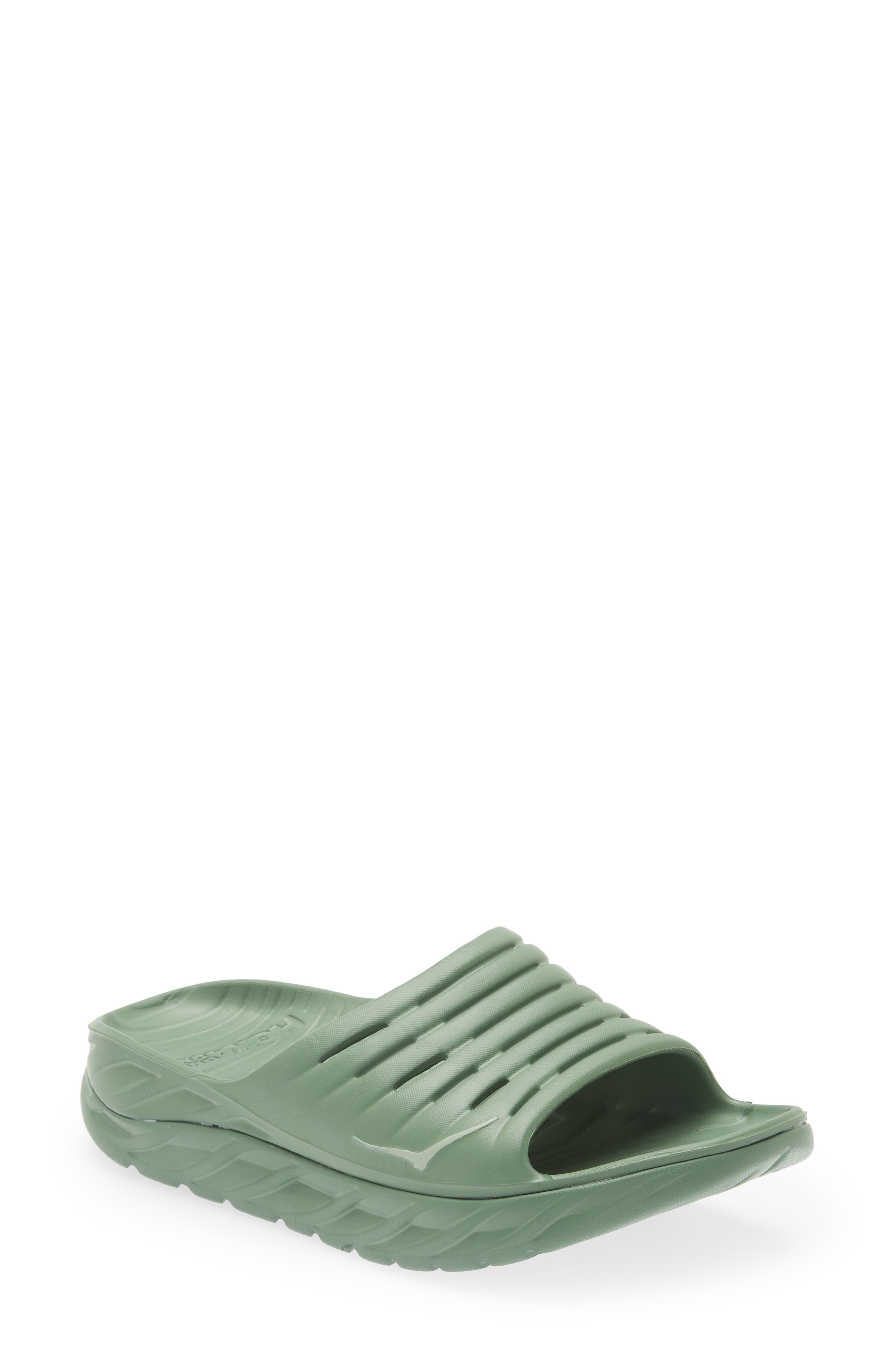 Gender Inclusive Ora Recovery Slide Sandal, Main, color, LODEN FROST / SMOKE GREEN