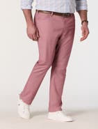 Oak Hill by DXL Big & Tall Straight-Fit 5-Pocket Tech Pants