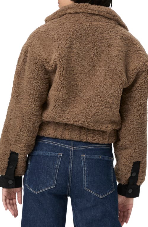 PAIGE PAIGE LOCKLIN FAUX SHEARLING JACKET
