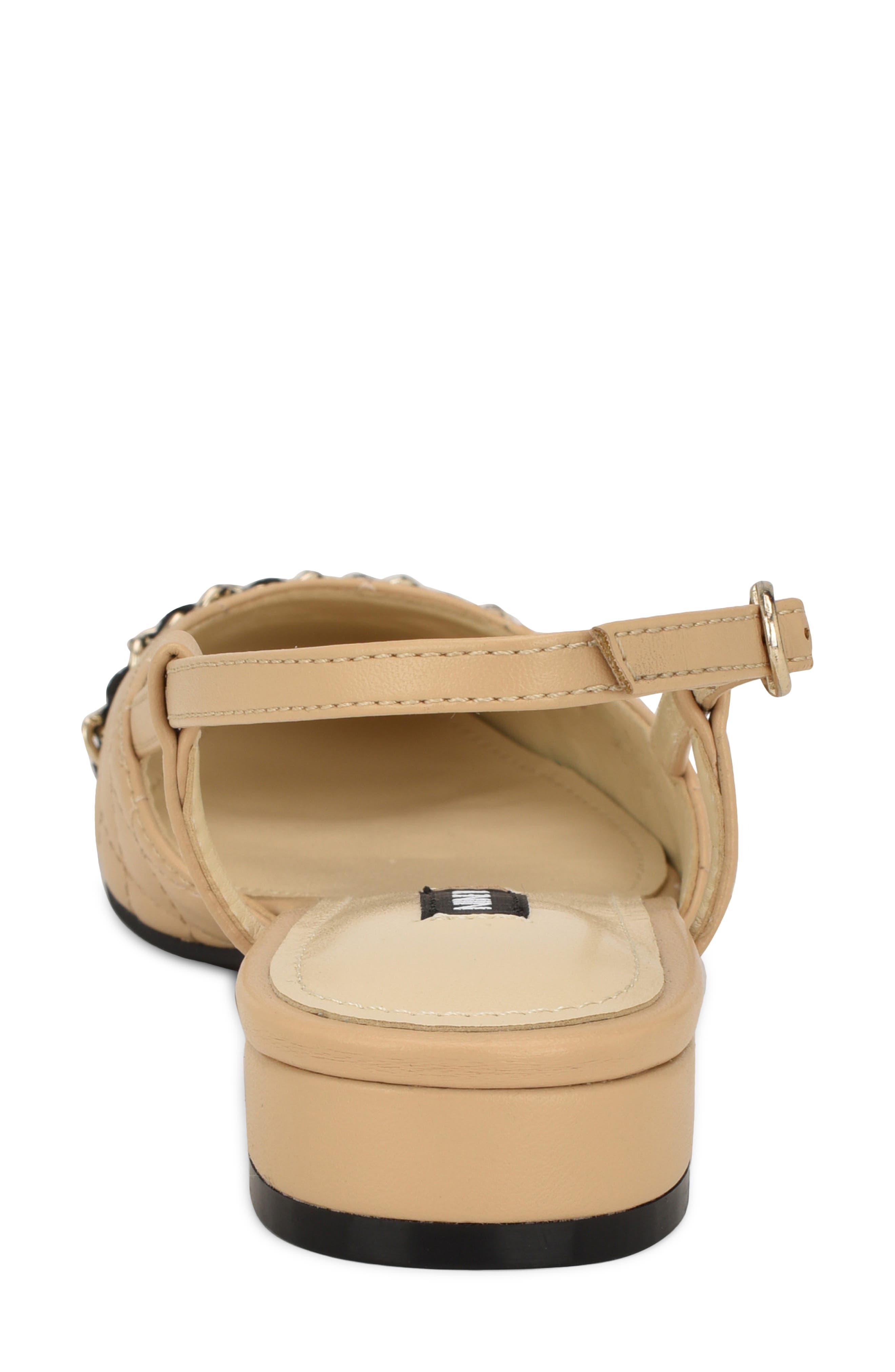 Nine West Charme Slingback Cap Toe Pump, Alternate, color, 