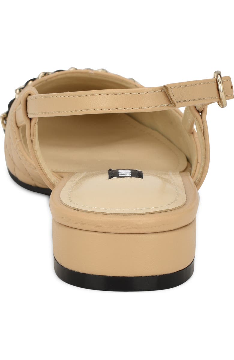 Nine West Charme Slingback Cap Toe Pump, Alternate, color,