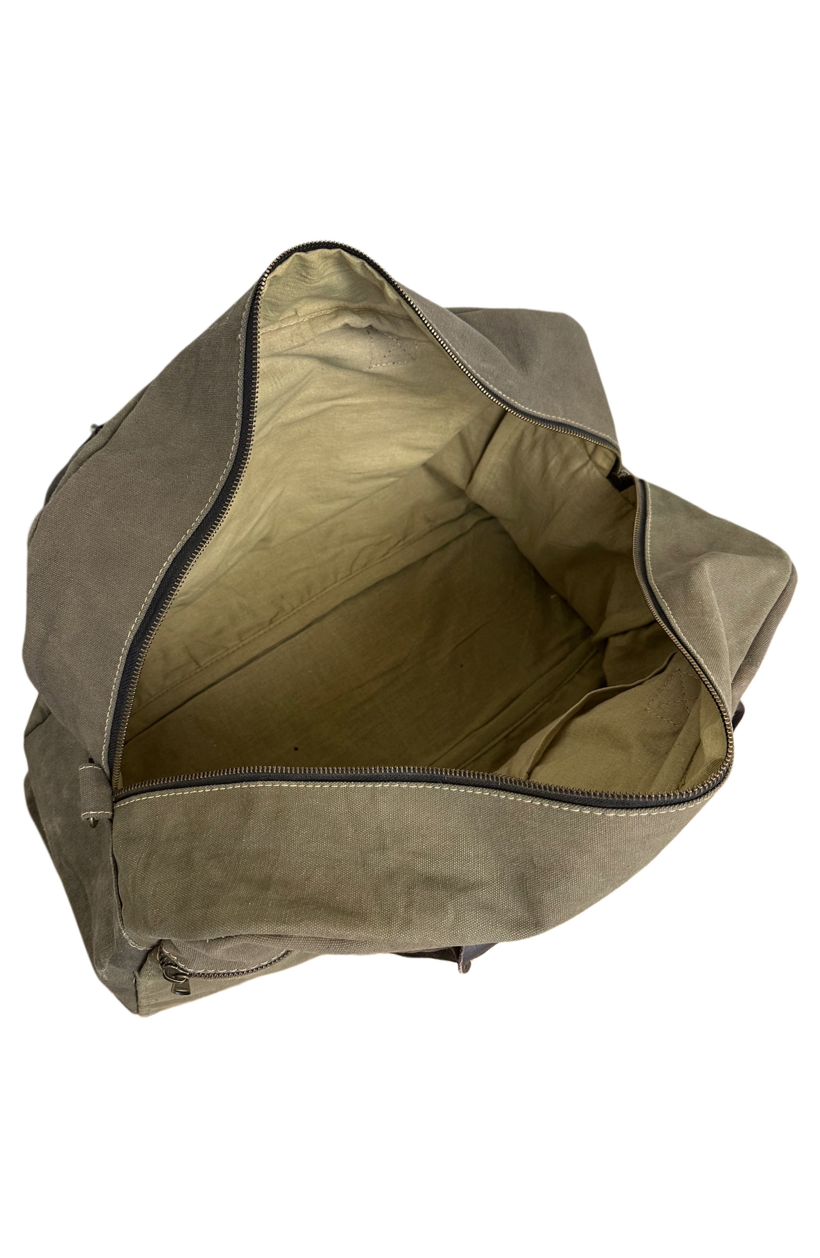 VINTAGE ADDICTION Travel Duffel Bag, Alternate, color, Olive/Khaki