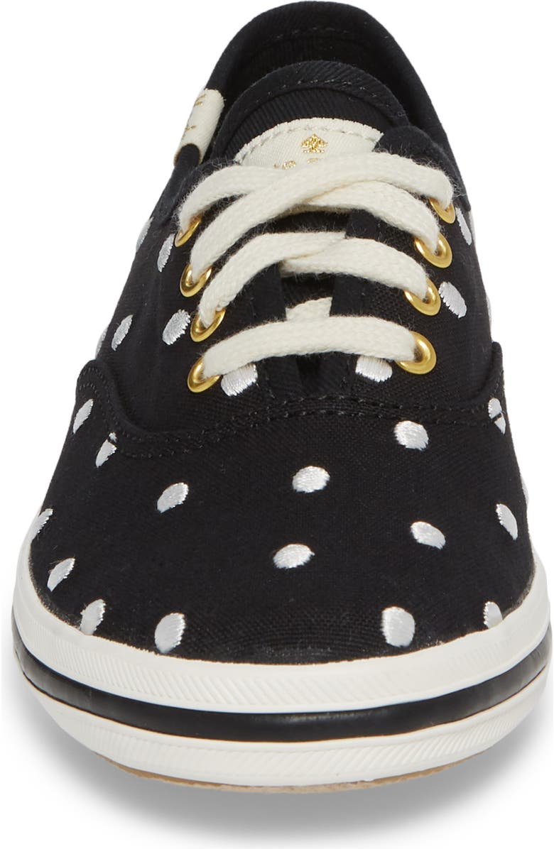 Keds<sup>®</sup> x kate spade new york champion genuine calf hair lace-up shoe, Alternate, color,