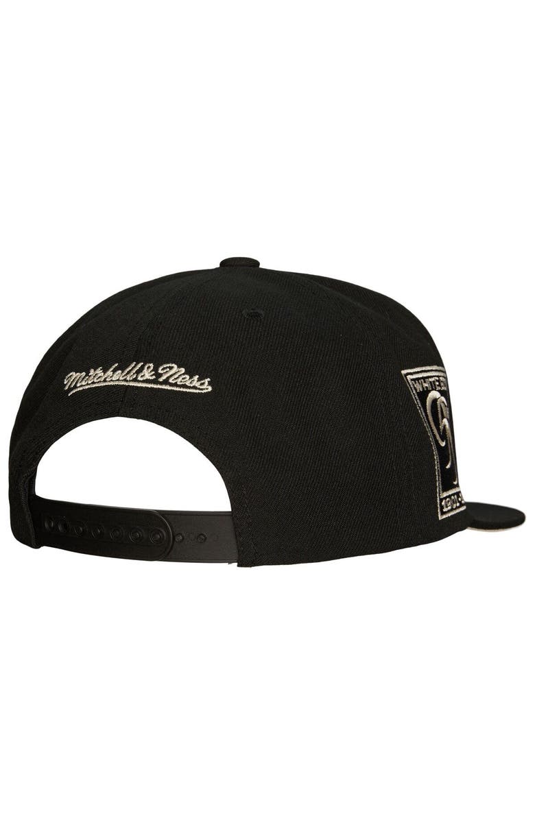 Mitchell & Ness Men's Mitchell & Ness Black Chicago White Sox Cooperstown Collection True Classics Snapback Hat, Alternate, color, Black