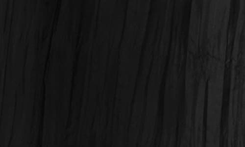Eileen Fisher Tiered Sleeveless Crinkled Midi Dress In Black