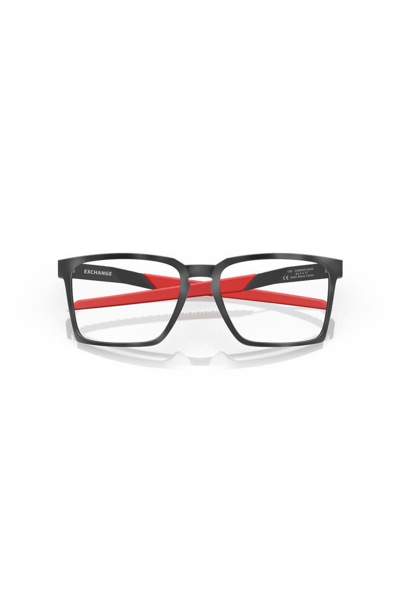 56mm Rectangle optical glasses, Alternate, color, Black