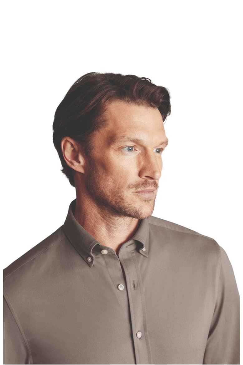 4 Way Stretch Jersey Shirt, Alternate, color, Mocha