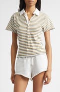 Golden Goose Stripe Slim Fit Cotton Polo