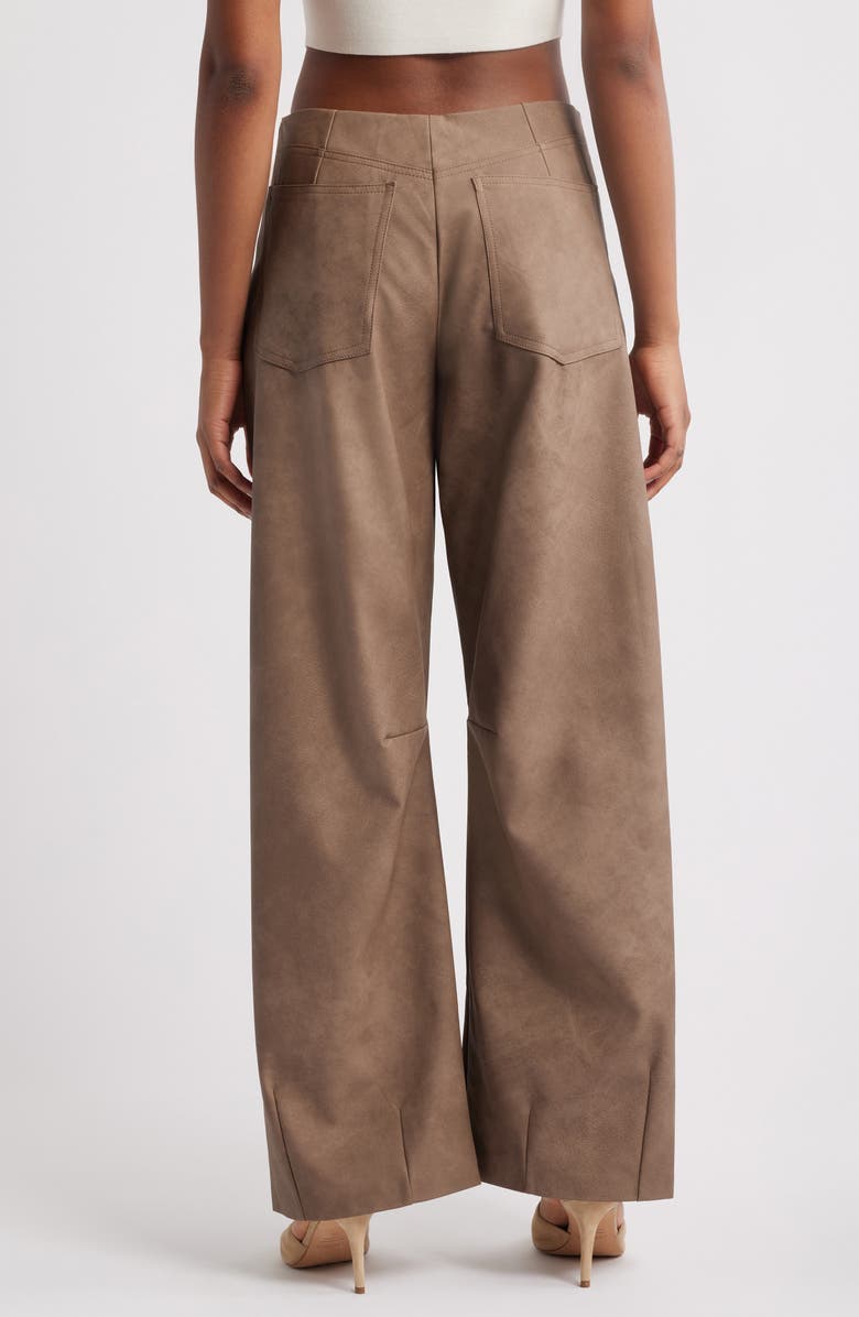 Mistress Rocks Faux Suede Balloon Pants, Alternate, color, 