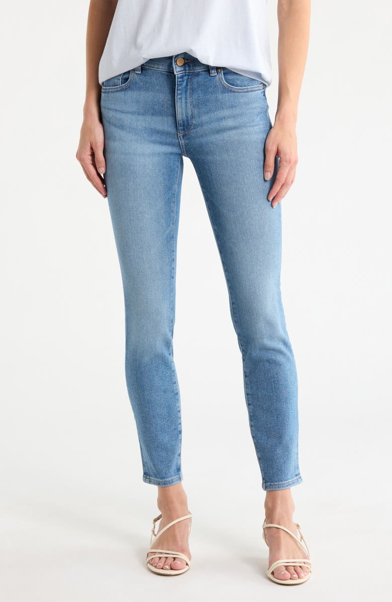 DL1961 Florence Skinny Jeans, Main, color, Light