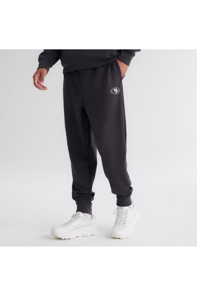 Men's Fanatics Charcoal San Francisco 49ers Clutch Fleece Tri-Blend Joggers, Main, color, Charcoal