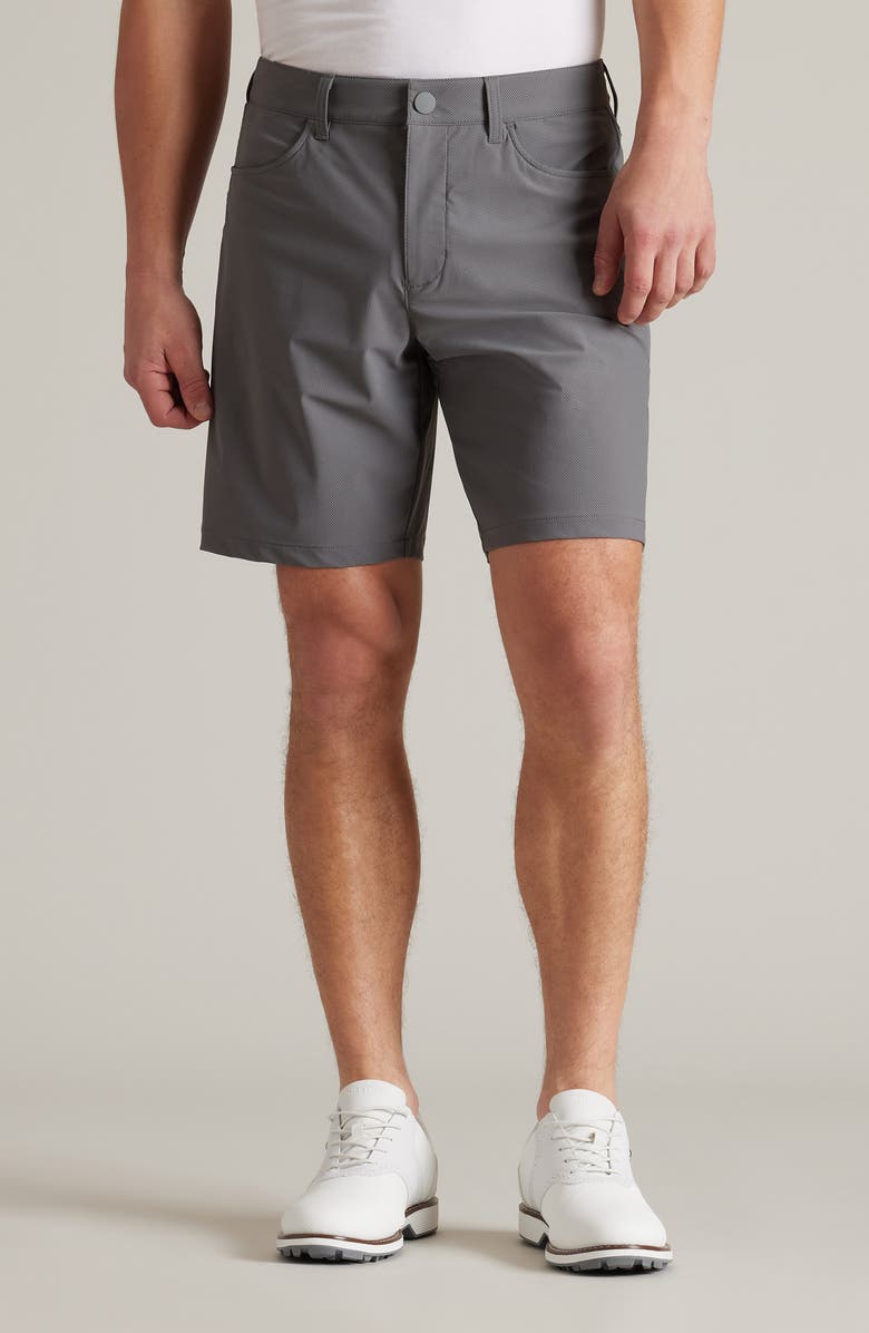 Rhone Momentum Water Repellent 9-Inch Golf Shorts, Main, color, 