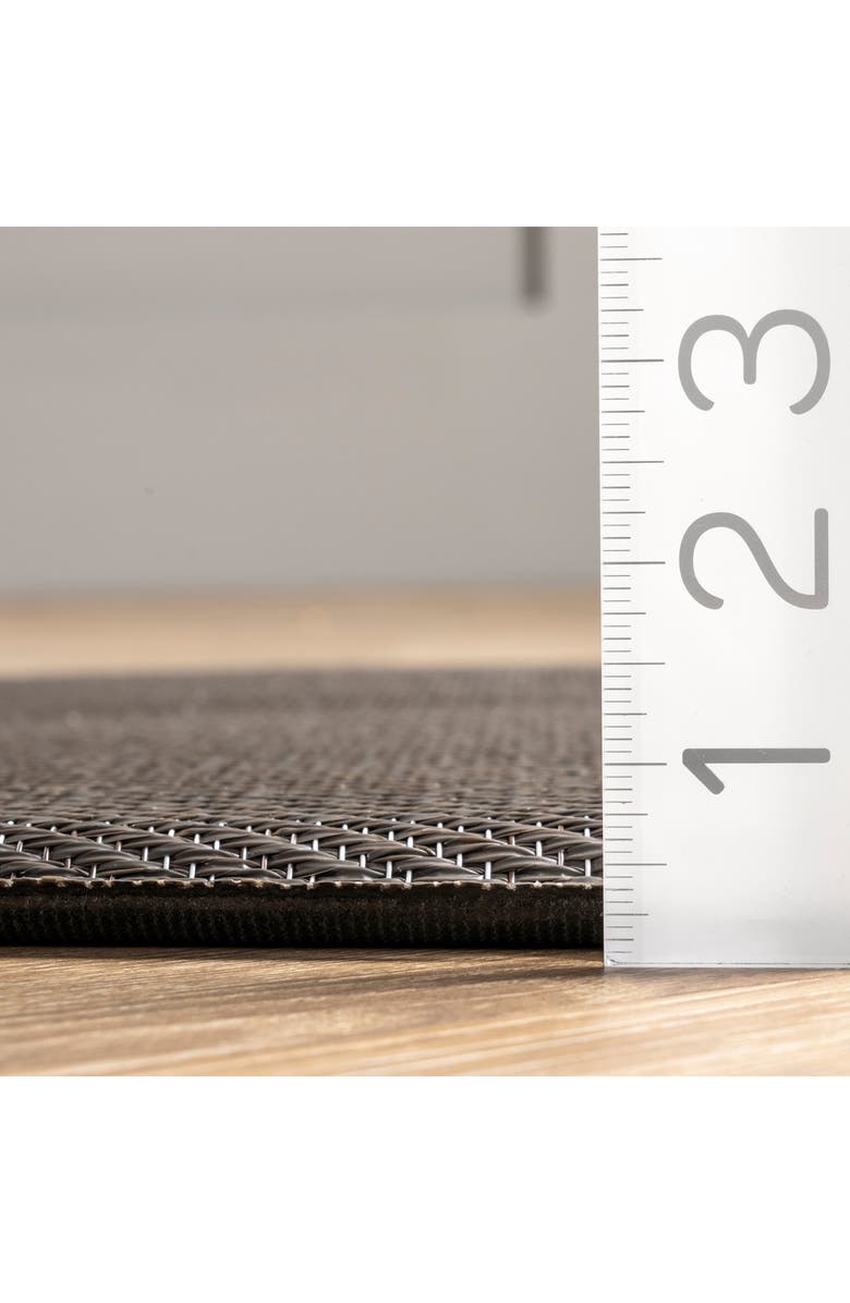 NULOOM Casual Braided Anti Fatigue Kitchen or Laundry Room Comfort Mat - Dark Gray, Alternate, color,