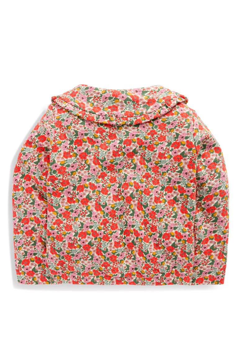 Kids' Printed Floral Zip Front Top, Alternate, color, FLORAL