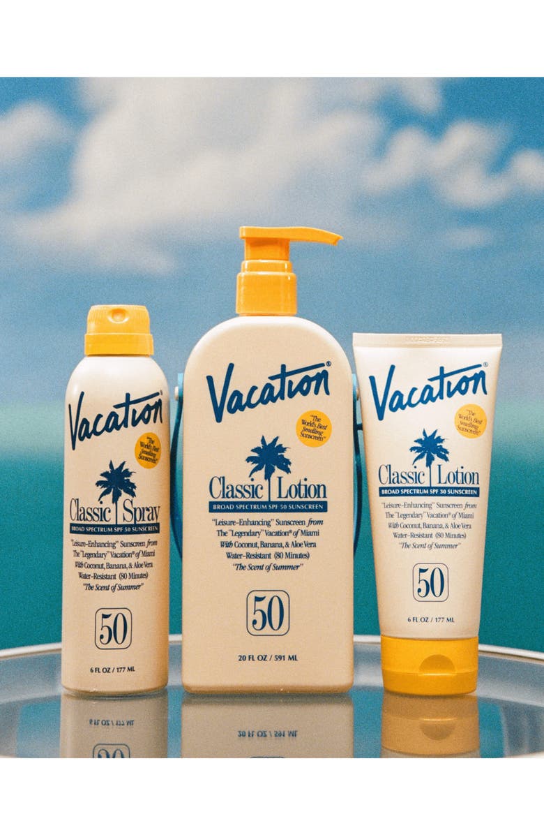 Vacation Classic Lotion SPF 50 Sun Lotion Jug, Alternate, color, 