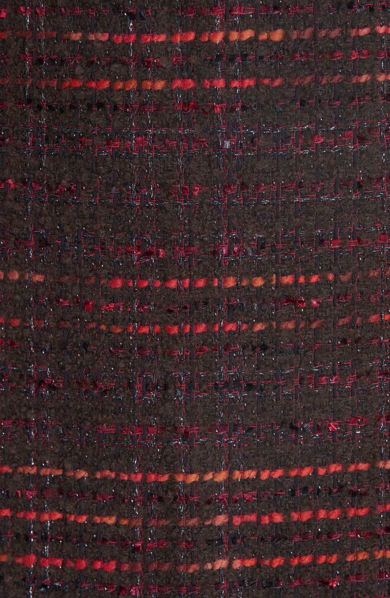 ZDNU KATE SPADE kate spade new york multi tweed fringe dress, Alternate, color, 