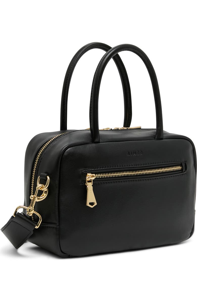 AIMEE Medium Ritual Leather Satchel, Alternate, color, Black