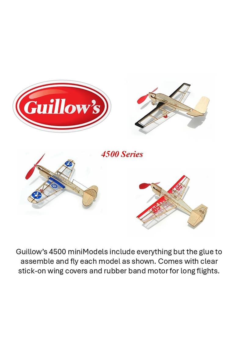 Build N Fly Mini Model Kit, V-Tail, Diy Rubber Band Airplane Craft, Alternate, color, Multicolored