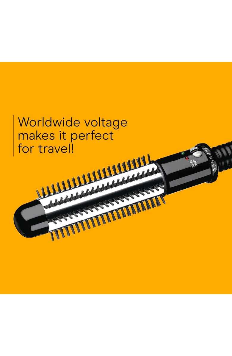 CONAIR Instant Heat 1-1/4in Hot Styling Brush 25 Heat Settings, Alternate, color, Black