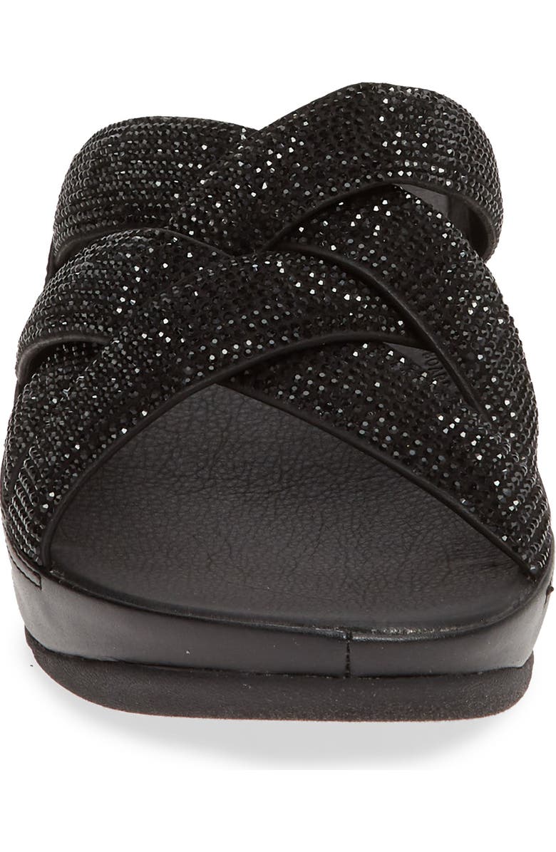 FitFlop Crystal Lattice Strap Slide Sandal, Alternate, color,