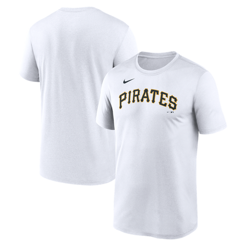Men's Nike White Pittsburgh Pirates New Legend Wordmark Dri-FIT T-Shirt