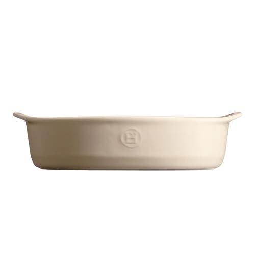 Emile Henry Ultime Oval Medium Baking Dish In Clay