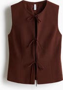 H&M Tie-detail Waistcoat