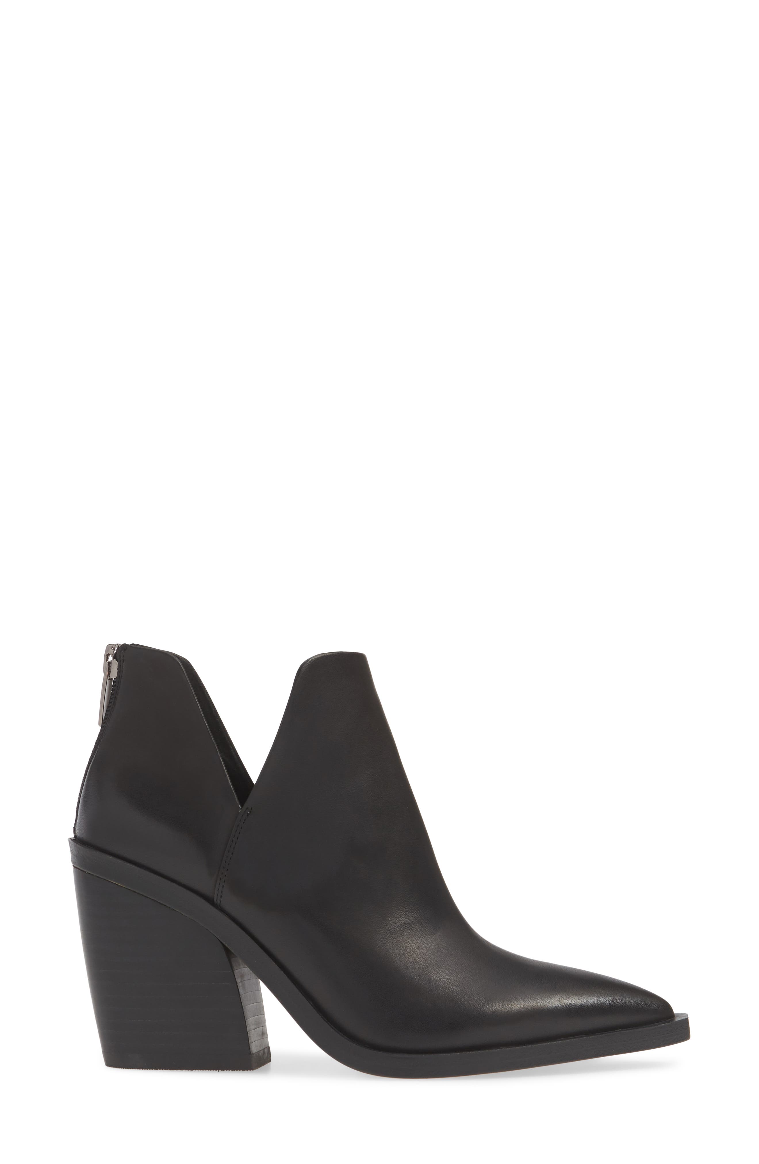 Gigietta Bootie, Alternate, color, BLACK LEATHER