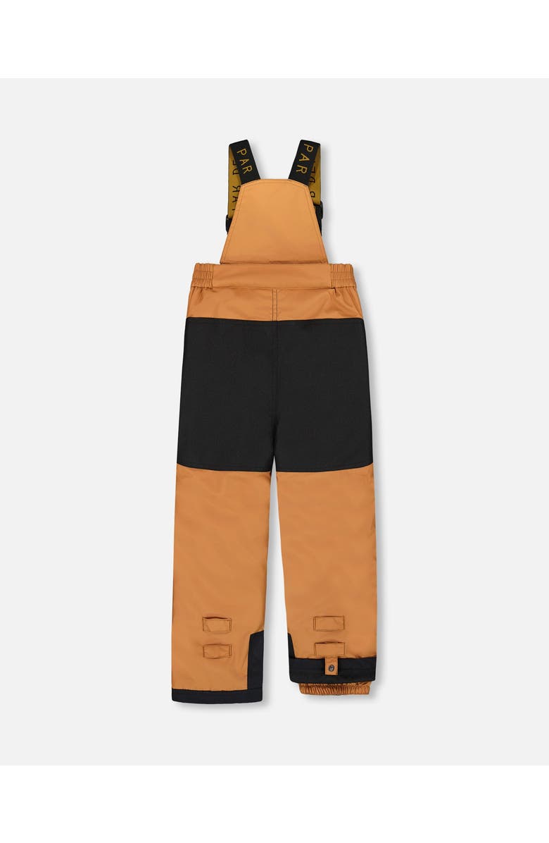 Deux par Deux Two-Piece Play Snowsuit with Dinosaurs Jacket, Alternate, color, Brown Sugar