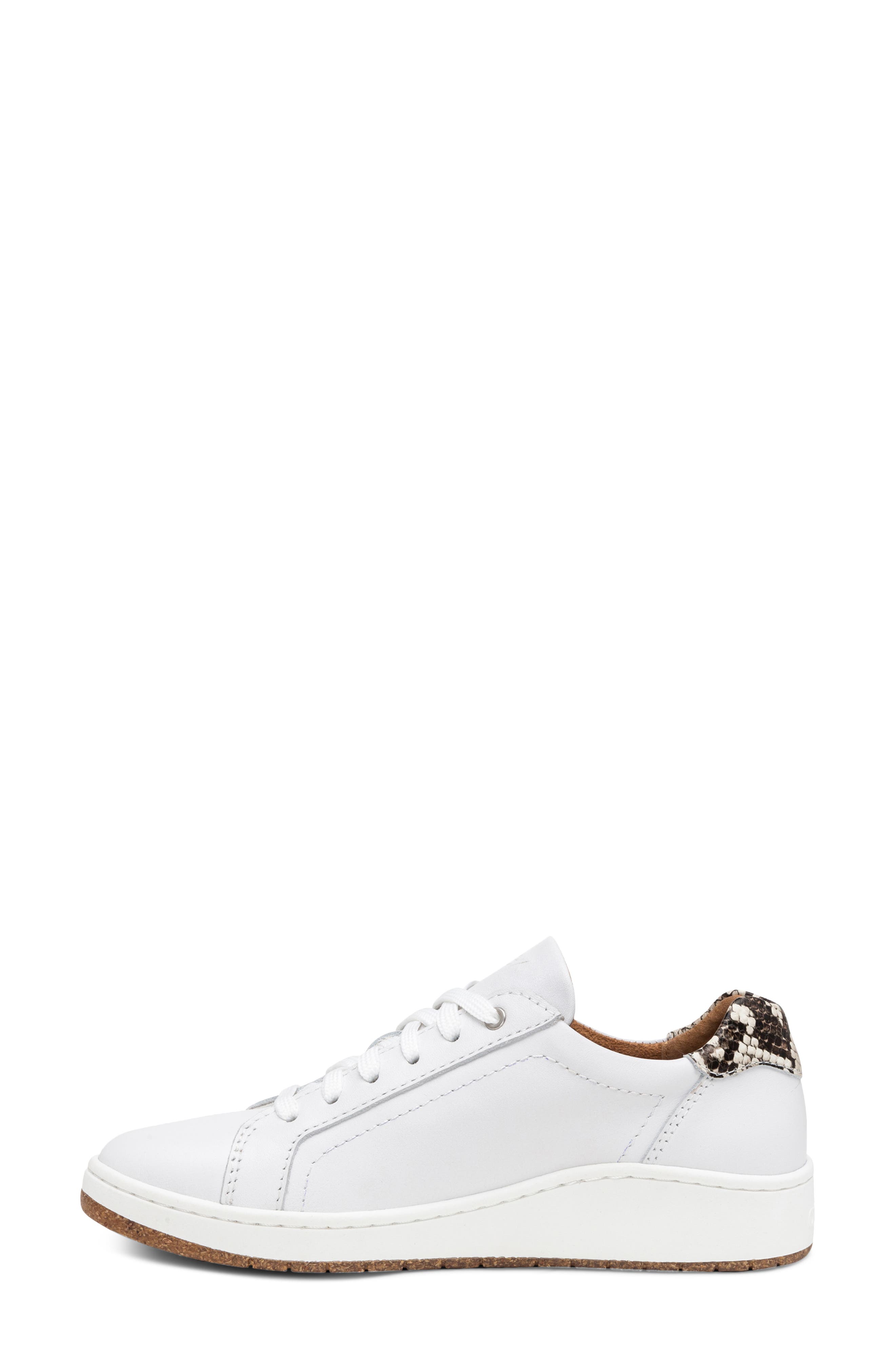 Blake Leather Low Top Sneaker, Alternate, color, WHITE