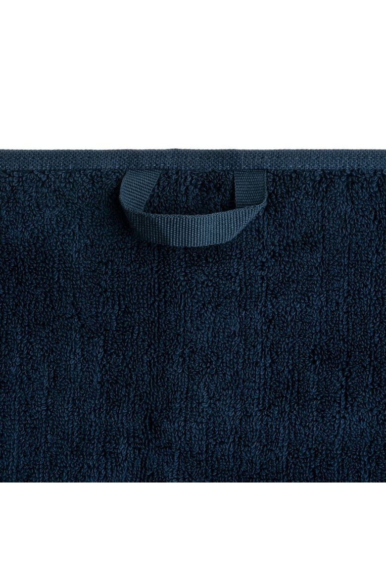 Ribbed Loom Turkish Cotton Terry Hand Towel Bundle, Alternate, color, Navy