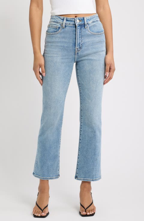 Good Legs Crop Mini Bootcut Jeans