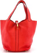 Pre-Owned Hermes Picotin Lock Bag Clemence MM