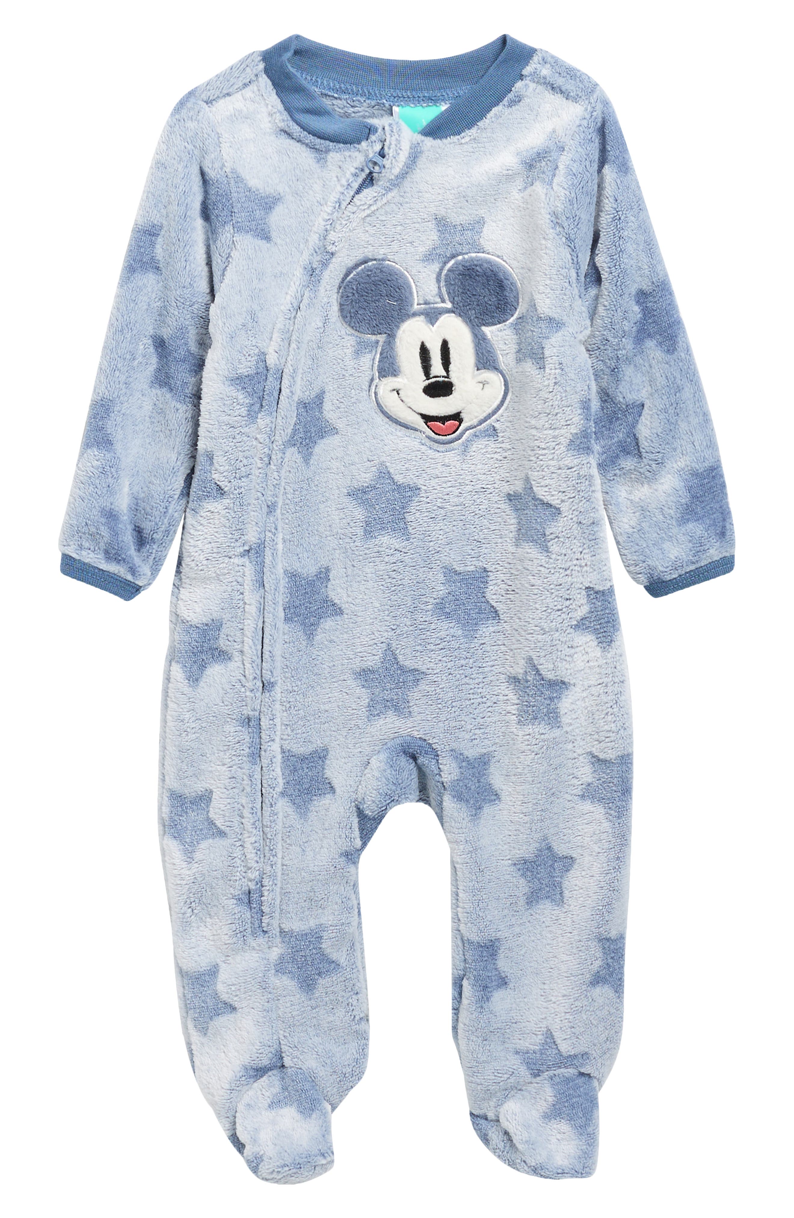 ASSORTED Mickey Star Plush Footie Romper