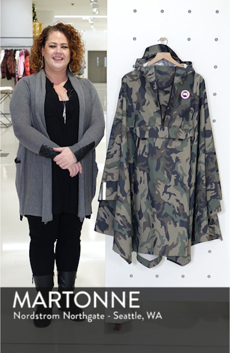 Classic Fit Camo Field Poncho, sales video thumbnail