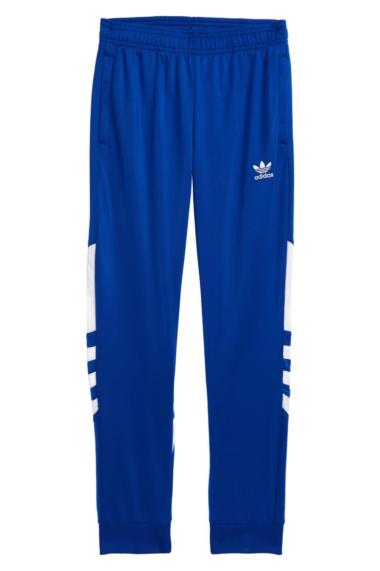 Big Trefoil Track Pants, Main, color, TEAM ROYAL BLUE/ WHITE
