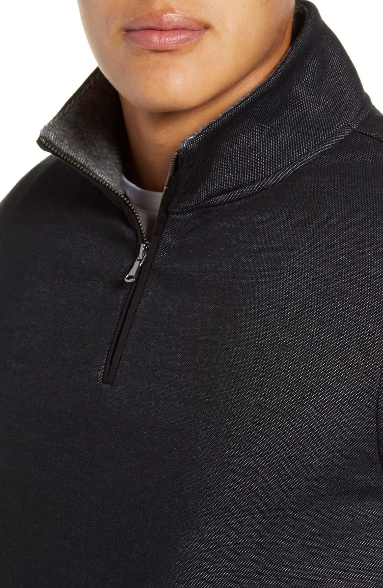 Zachary Prell Braemore Fleece Lined Quarter Zip Pullover, Alternate, color,