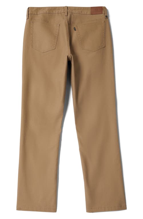 Brixton Builders Five-pocket Pants In Brown