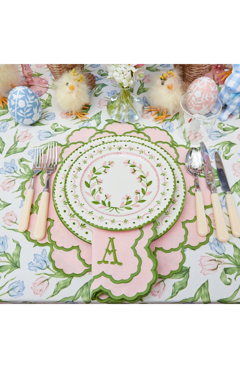 Mrs. Alice Josephine Garland Starter Plate, Alternate, color, Pink